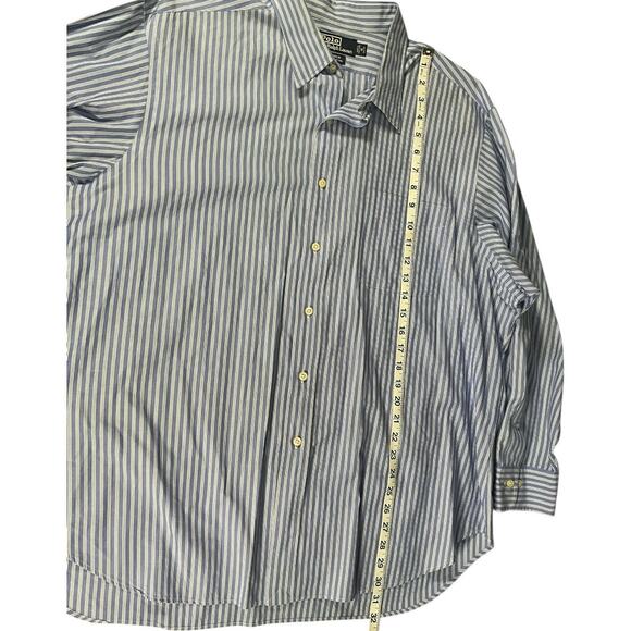 POLO by Ralph Lauren Andrew 100% Cotton Mens Size 18 34/35 Light Blue & White - Picture 5 of 9